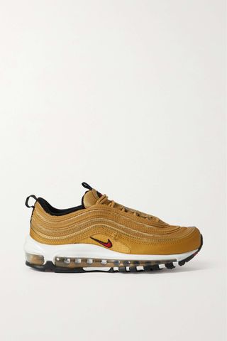 Nike + Air Max 97 Metallic Mesh and Faux Leather Sneakers
