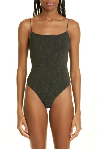 Toteme + Smocked One-Piece Swimsuit