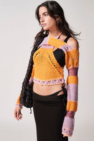 Urban Outfitters + Jodie Cutout Shrug & Sweater Set
