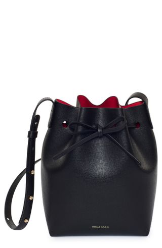 Mansur Gavriel + Mini Saffiano Leather Bucket Bag