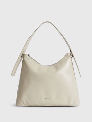 Calvin Klein + Recycled Vegan Leather Shoulder Bag