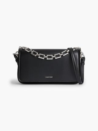 Calvin Klein + Recycled Shoulder Bag With Chain
