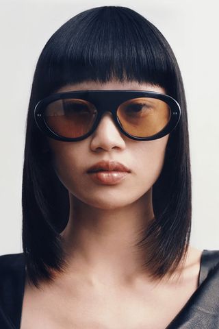 Lexxola + Lulu Black Honey Sunglasses