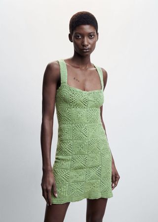 Mango + Crochet Cotton Dress