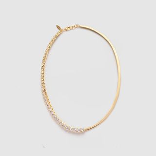 Bonheur Jewelry + Anik Gold Tennis Necklace