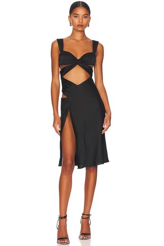 Danielle Guizo + Twist Cut Out Mini Dress