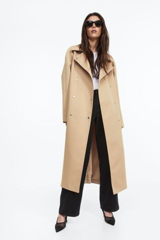 H&M + Windproof Double-Breasted Trenchcoat