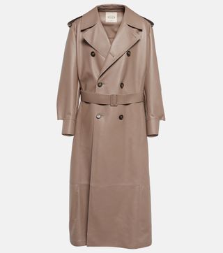 Tod's + Leather Trench Coat