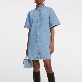 7 For All Mankind + Laura Denim Shirt Dress