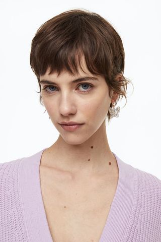 H&M + Butterfly-Detail Earrings