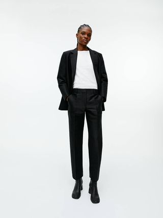Arket + Cropped Lyocell Trousers