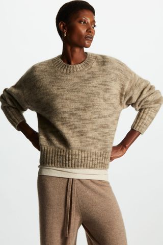 COS + Loose-Fit Cropped Jumper