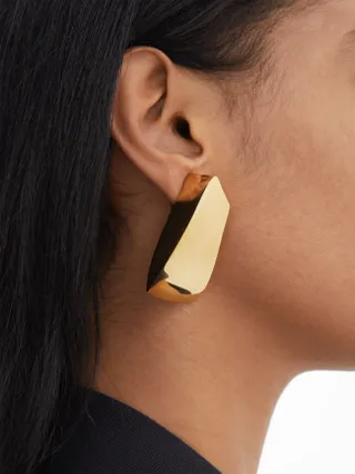 Saint Laurent + Comet Clip Earrings