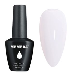 Memeda + Gel Nail Polish in Milky White