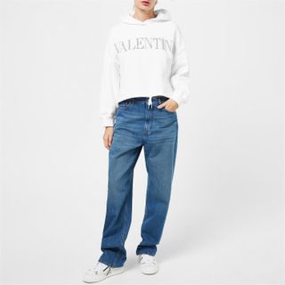 Valentino + Wide Leg Jeans