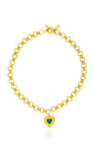 Valére + Hearts 24k Gold-Plated Necklace