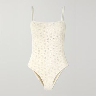Peony + Recycled Broderie Anglaise Swimsuit