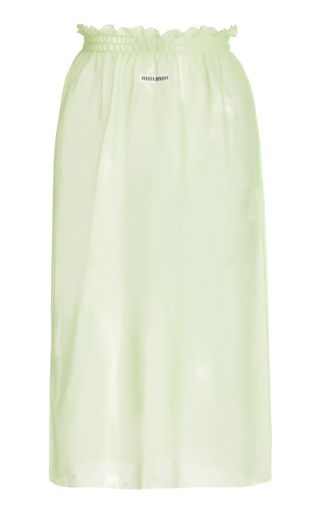 Miu Miu + Magliera Nylon Skirt