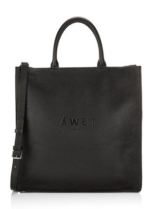 Áwet + Delina Leather Tote Bag