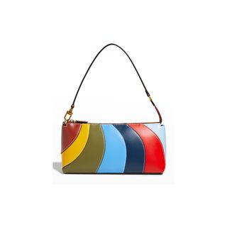 Staud + Riviera Kaia Multicolor Leather Shoulder Bag