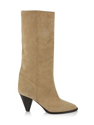Isabel Marant + Rouxy Suede Pointed-Toe Boots