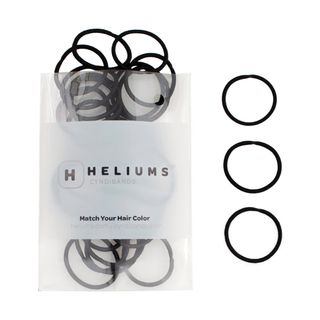 Heliums + Black Small Hair Elastics
