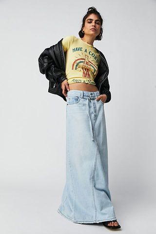 Levi's + Levi's Iconic Belted Long Skirt