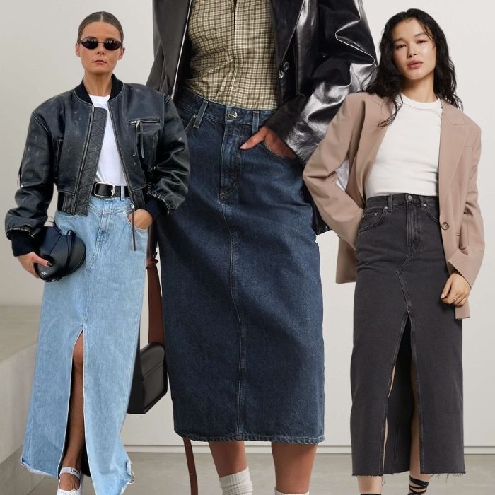 17 Long Denim Skirts For Every Budget