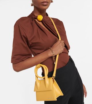 Jacquemus + Le Chiquito Noeud Leather Tote Bag
