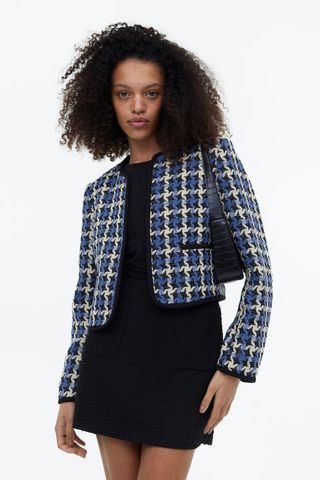 H&M + Textured-Weave Jacket