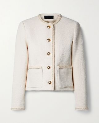 Nili Lotan + Romy Cotton-Blend Bouclé Jacket