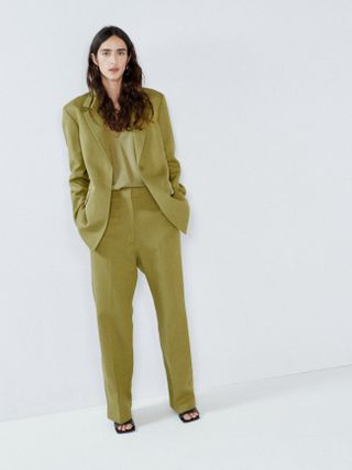 Raey + Relaxed Ramie and Cotton-Blend Tailored Trouser