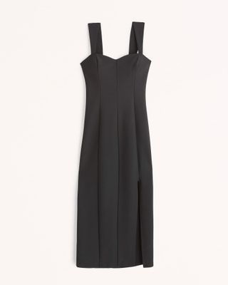Abercrombie + Wide Strap Corset Midi Dress