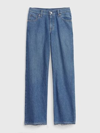 Gap + Low Rise Stride Jeans With Washwell