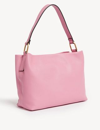 M&S Collection + Leather Top Handle Crossbody Bag