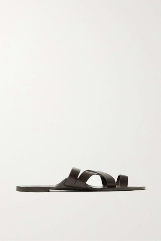 The Row + Kris Leather Sandals