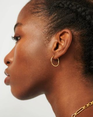 Missoma + Classic Small Hoop Earrings | 18ct Gold Plated