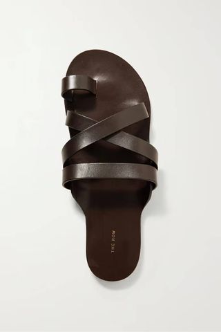 The Row + Kris Leather Sandals