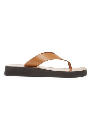 The Row + Ginza Wedge Flip Flops
