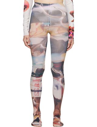 Tyt + Multicolor Not-So-Merry-Go-Round Tights
