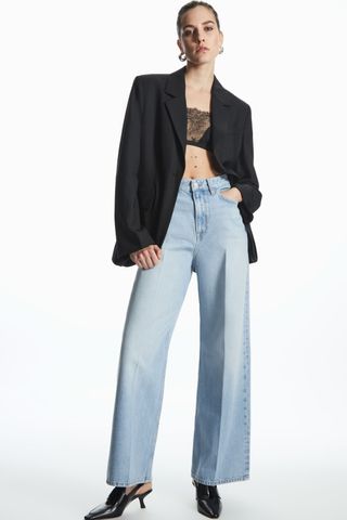 COS + Wide Leg High Rise Jeans
