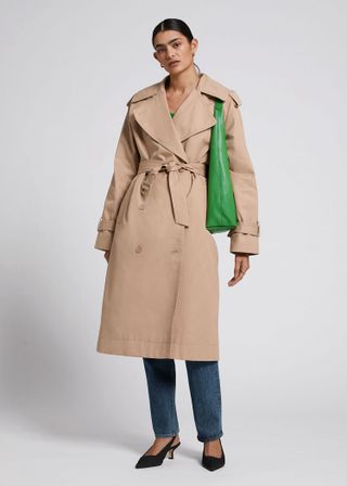 & Other Stories + Relaxed Long-Fit Trench Coat
