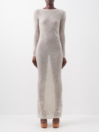 16Arlington + Mira Sequinned Knitted Dress