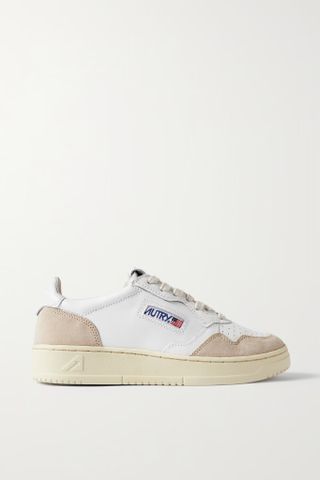 Autry + Medalist Low Leather and Suede Sneakers
