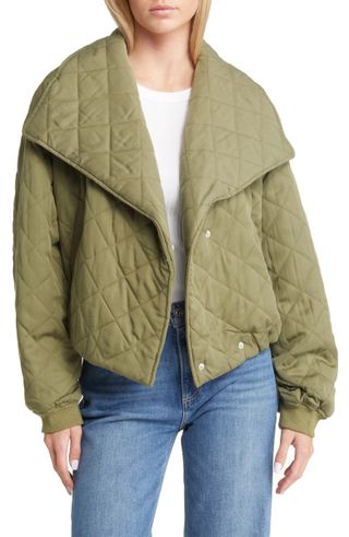 Blanknyc + Quilted Crop Jacket