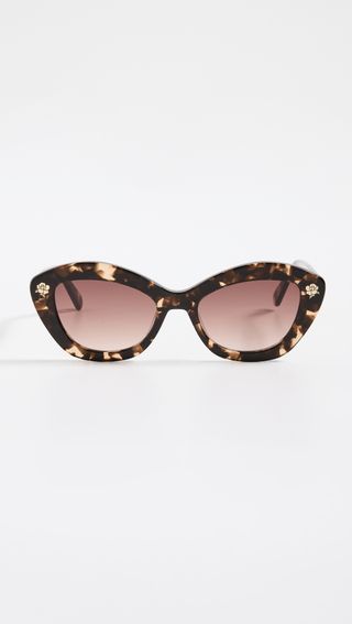 LoveShackFancy + Hessel Cat Eye Sunglasses