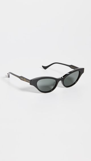 Gucci + Narrow Winged Cat Eye Sunglasses