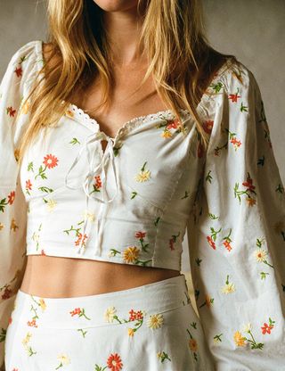 Nobody's Child + White Embroidered Sweetheart Josie Top