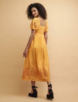Nobody's Child + Yellow Marigold Midi Dress
