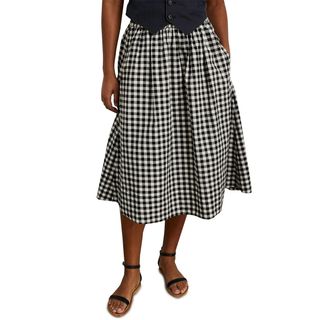 Alex Mill + Cotton Gingham Skirt